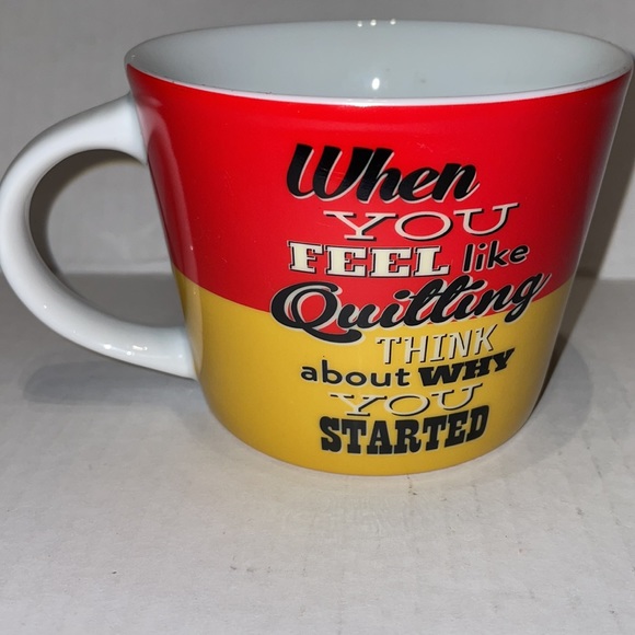 “Never Quit” coffee Mug by CasaModerna - Picture 3 of 6
